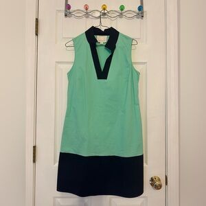 Sail to Sable Mint and Navy Dress